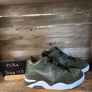 Mens Nike Air Force 180 Cargo Olive Green Mid Top Sneakers Shoes Size 11.5 M GUC